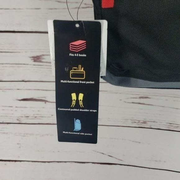 Wexford Black & Gray Multi Compartment Backpack NEW - Picture 3 of 6